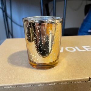 Votive/Tea-light Candle Holders Mercury Glass, Gold 18 pack x3